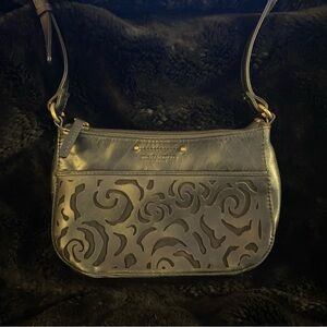Tignanello Black Cutout Purse